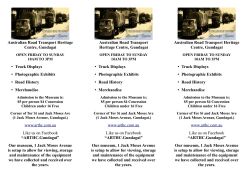 Museum Flyer 3 on A4 Front