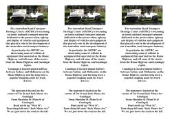 Museum Flyer 3 on A4 Back